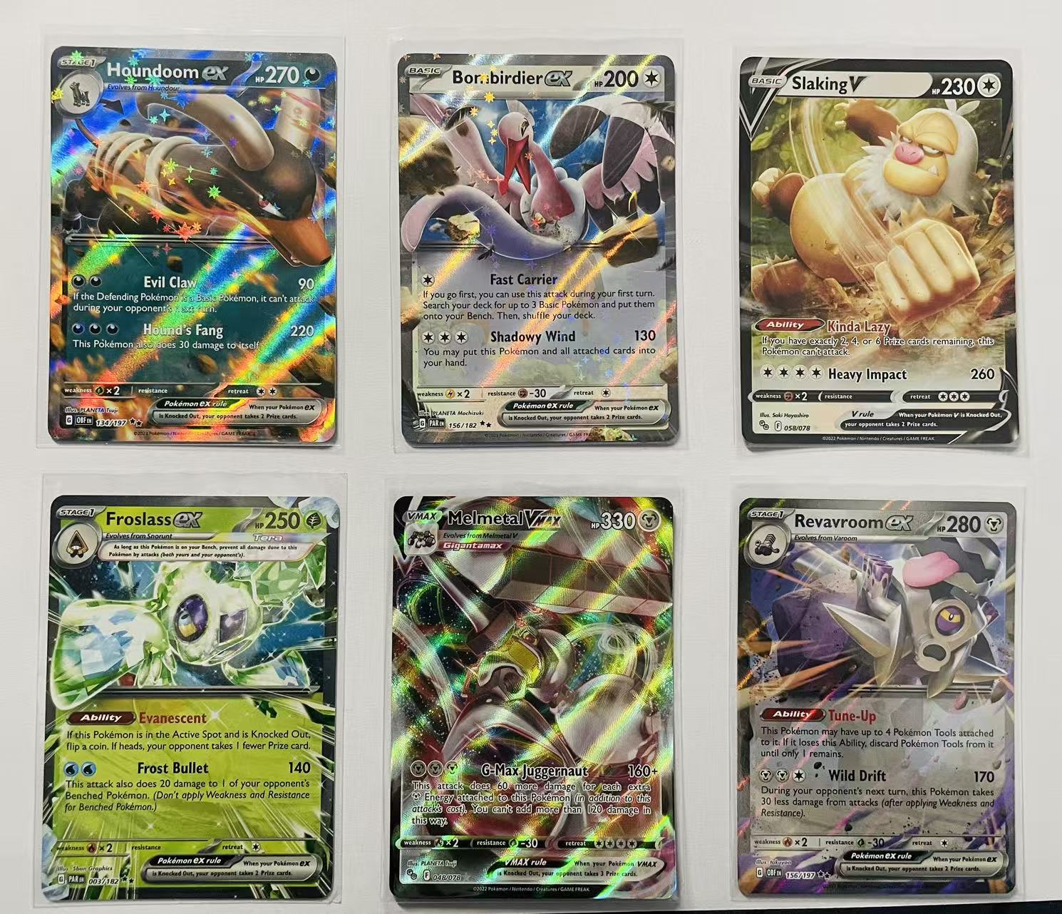 6 Card Bundle - Scarlet & Violet and Sword & Shield Era - Near Mint/Mint Condition