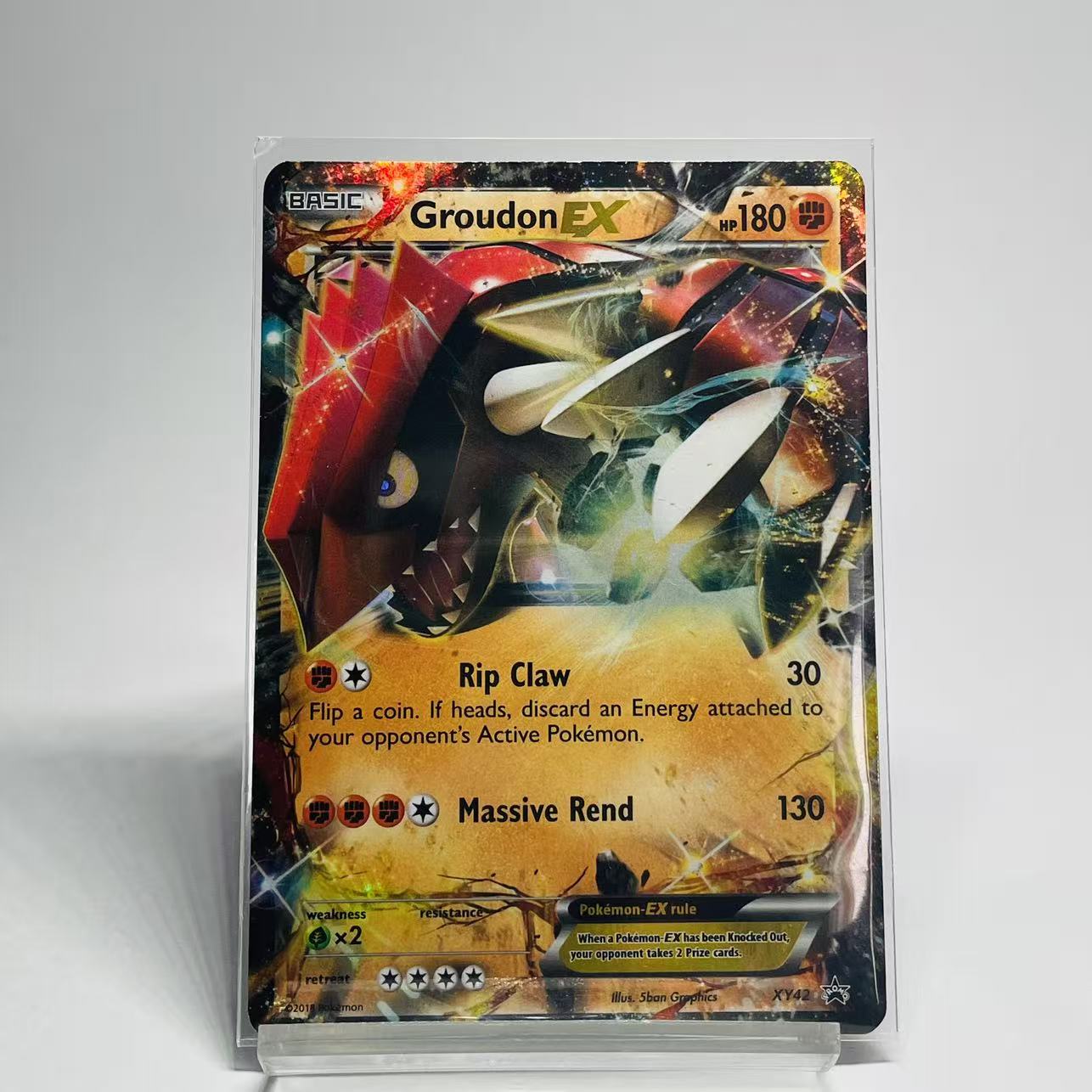 Groudon EX - XY Promo - XY42 - Lightly Played Condition