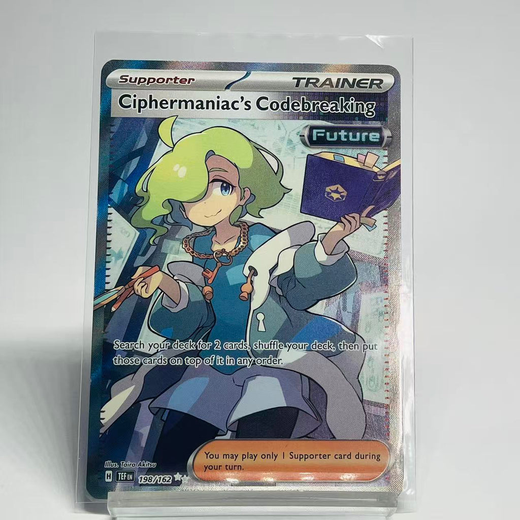 Ciphermaniac's Codebreaking Full Art Trainer - Temporal Forces - 198/162 - Mint Condition