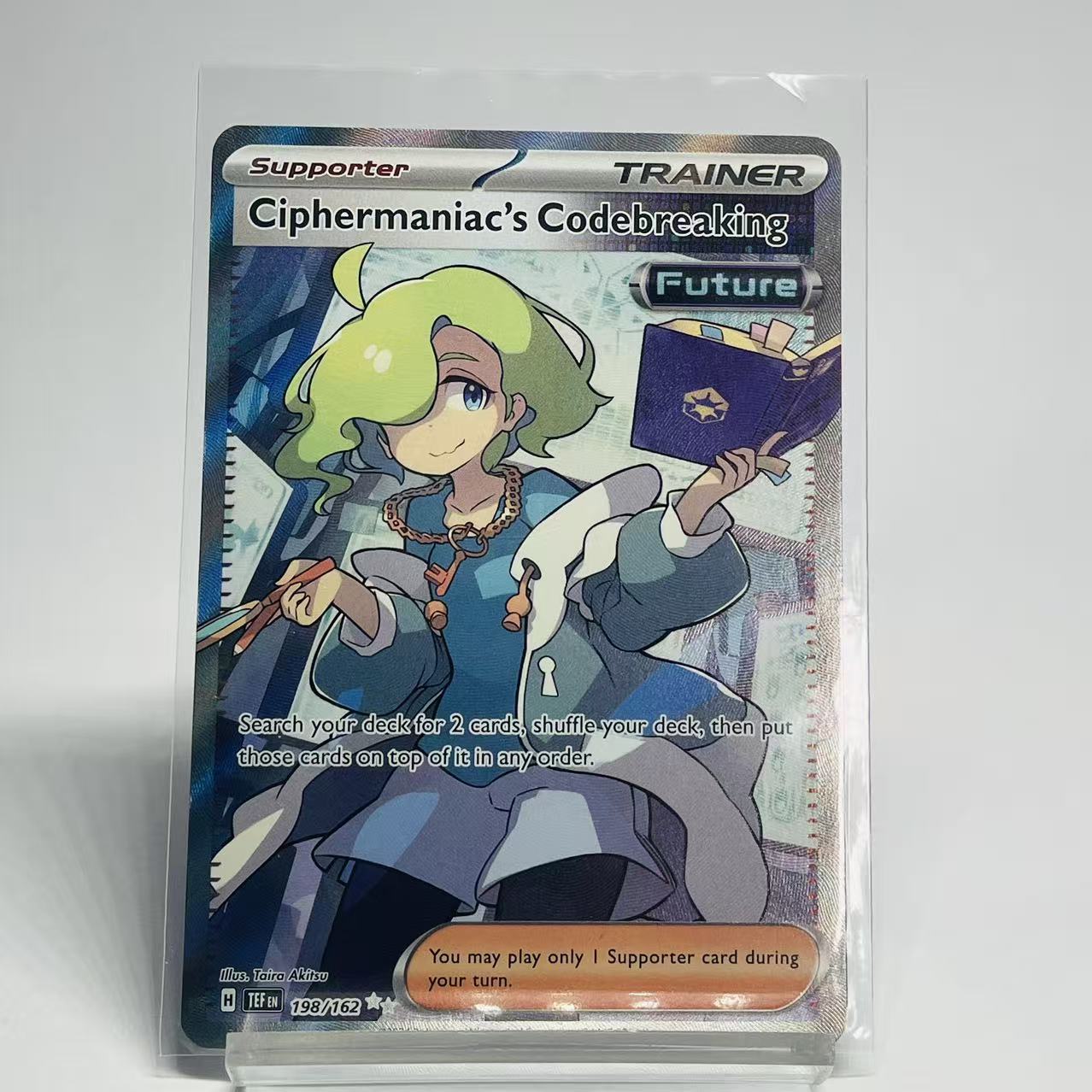 Ciphermaniac's Codebreaking Full Art Trainer - Temporal Forces - 198/162 - Mint Condition