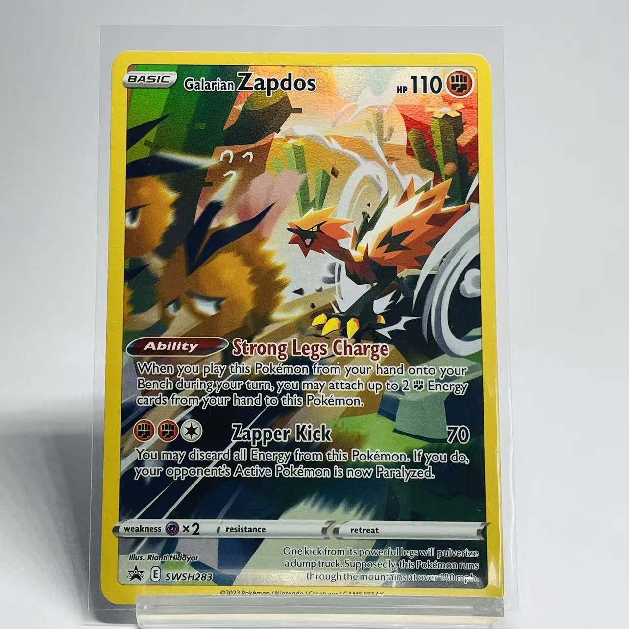 Zapdos Galarian Gallery - Sword & Shield Promos - SWSH283 - Near Mint Condition