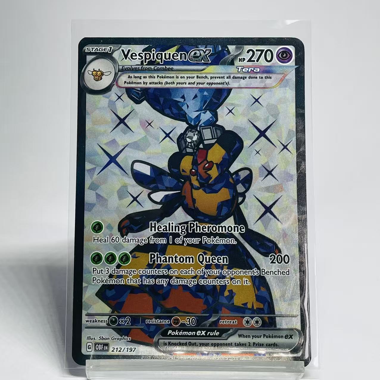 Vespiquen ex Full Art - Obsidian Flames - 212/197 - Mint Condition