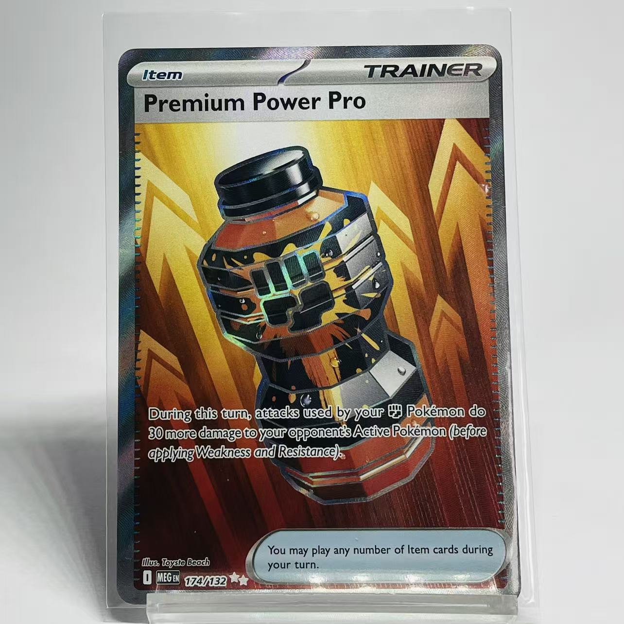 Premium Power Pro Full Art - Mega Evolution - 174/132 - Mint Condition