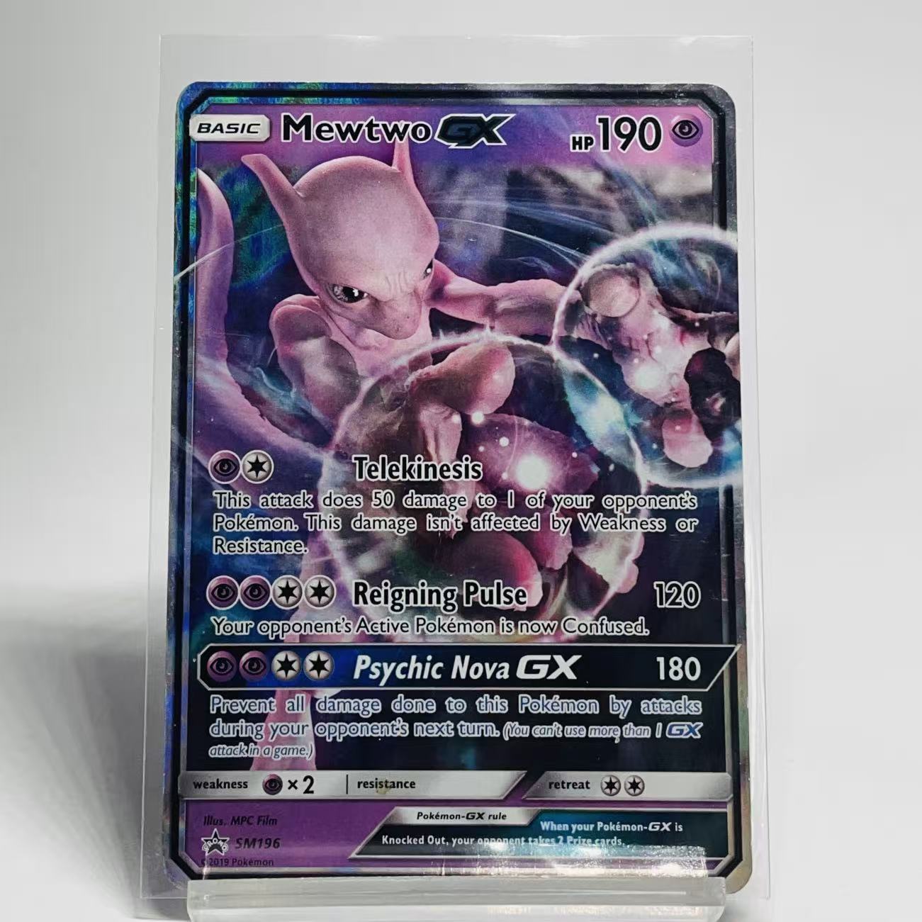 Mewtwo GX - Sun & Moon Promos - SM196 - Lightly Played Condition