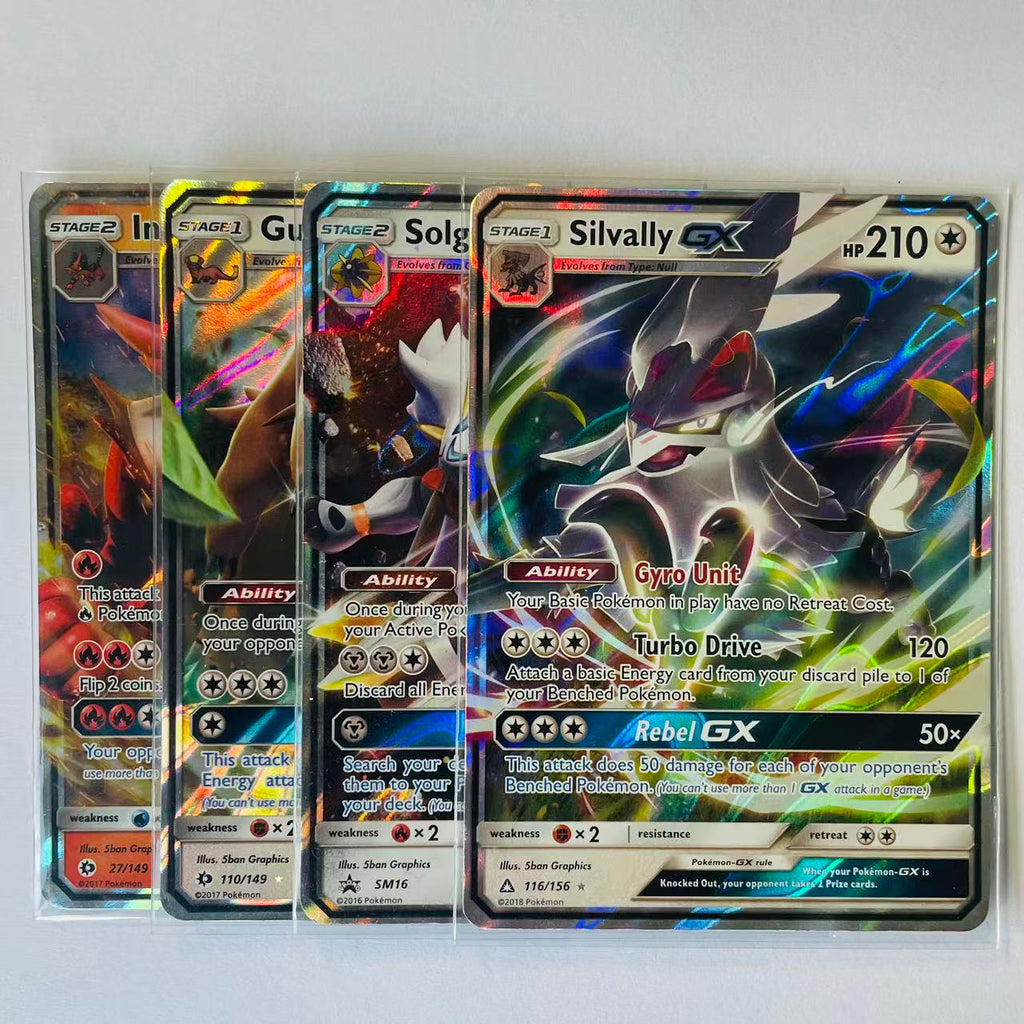 4 Card Bundle - Sun & Moon GX - Lightly Played/Near Mint Condition