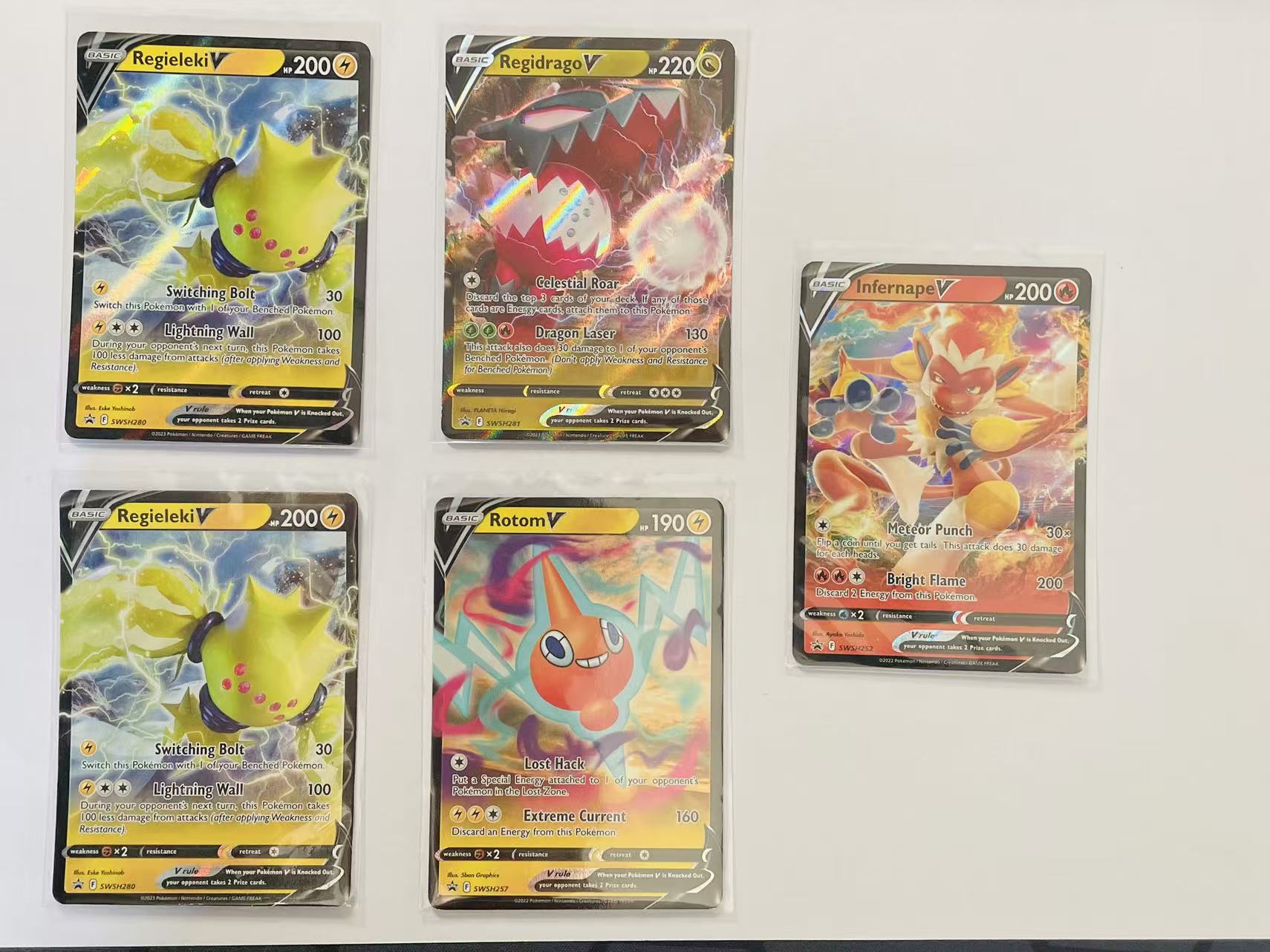 5 Card Bundle - Sword & Shield Promos - Near Mint/Mint Condition