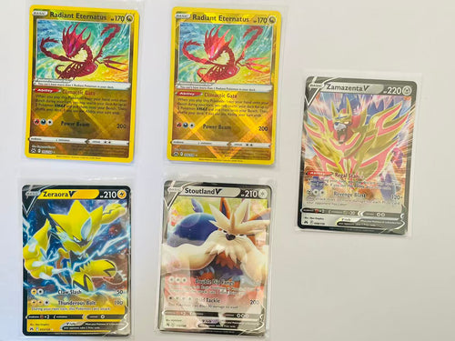 5 Card Bundle - Crown Zenith - Near Mint/Mint Condition