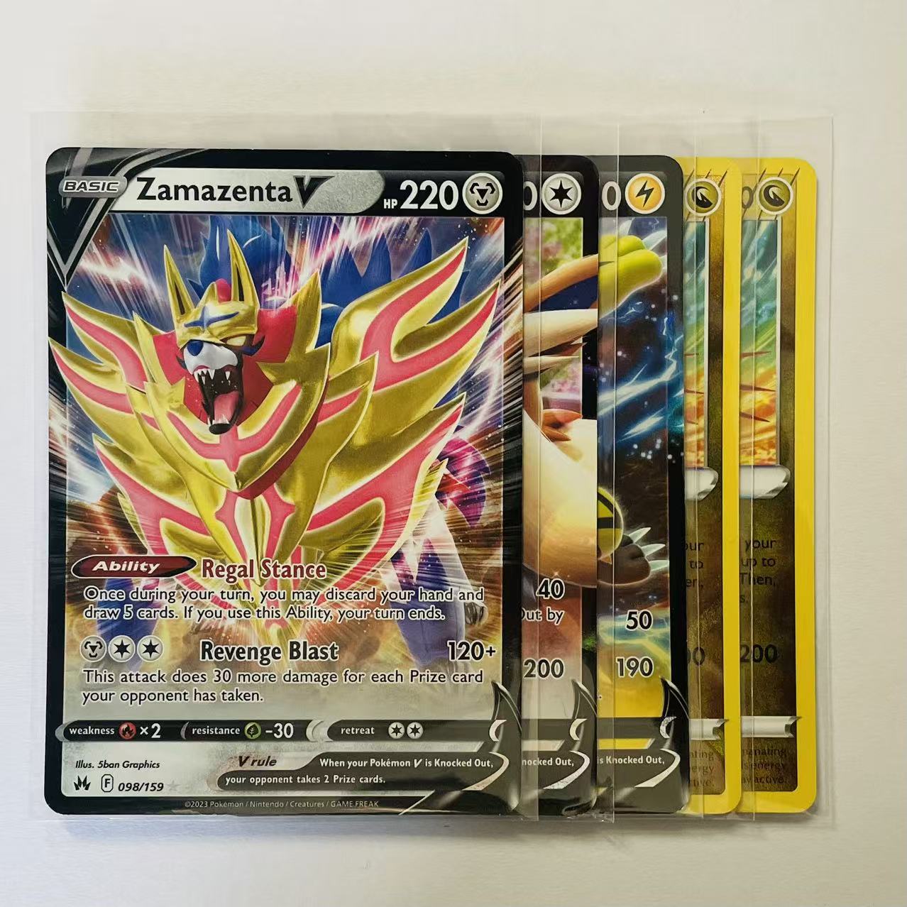 5 Card Bundle - Crown Zenith - Near Mint/Mint Condition