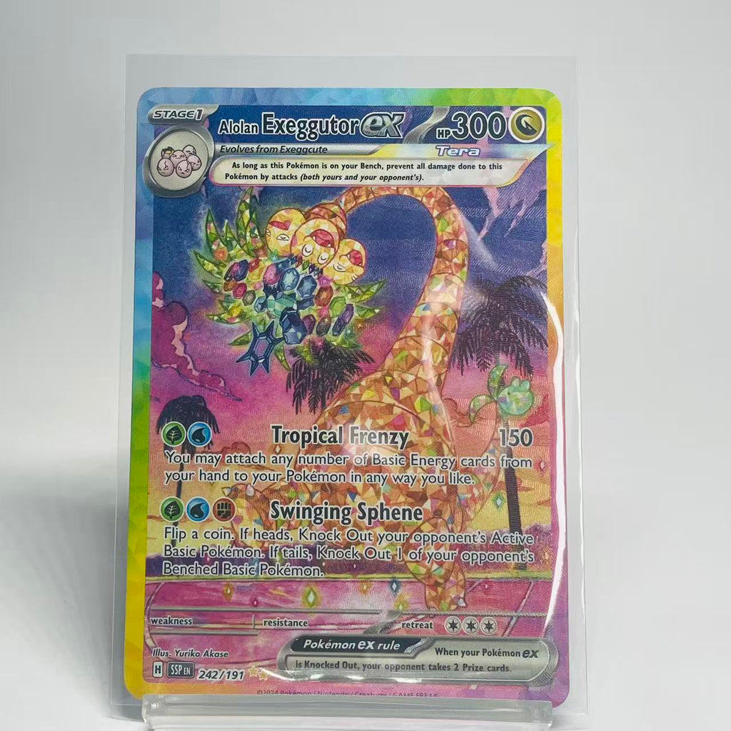 Alolan Exeggutor ex Special Illustration Rare - Surging Sparks - 242/191 - Mint Condition