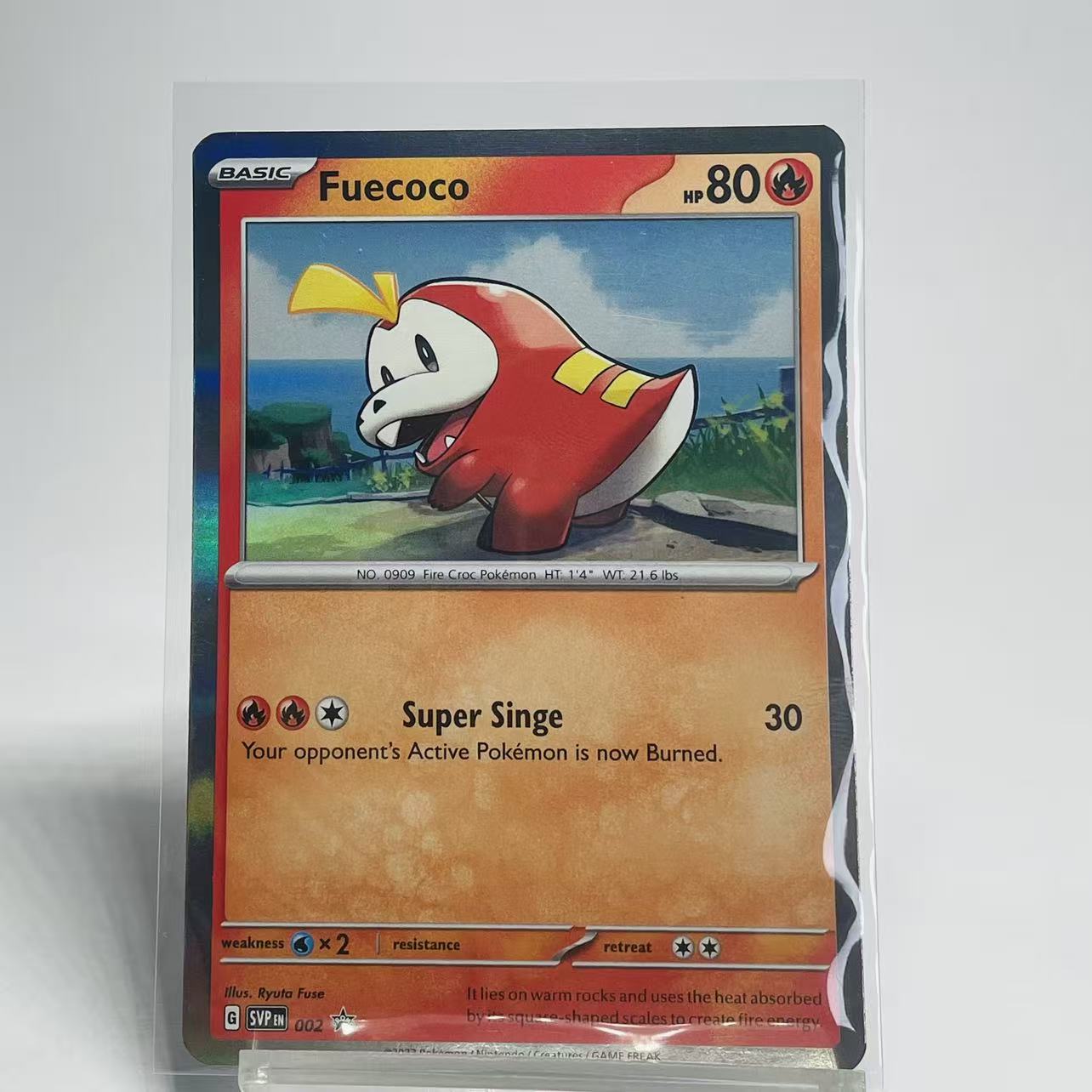 Fuecoco Holo - Scarlet & Violet Promos - SVP002 - Lightly Played Condition