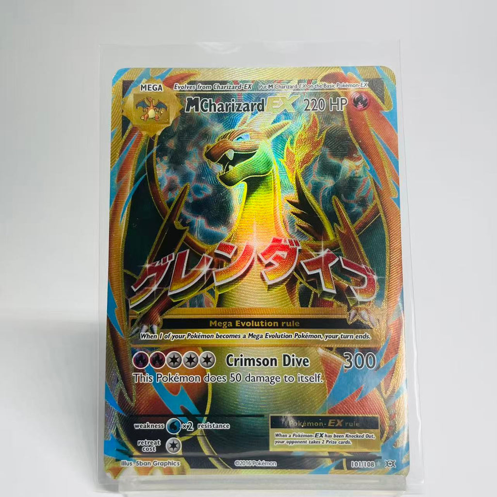Mega Charizard EX - Evolutions - 101/108 - Moderately Played Condition