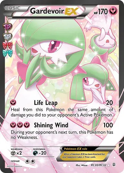 Gardevoir EX Radiant Collection - Generations - RC30/RC32 - Lightly Played Condition
