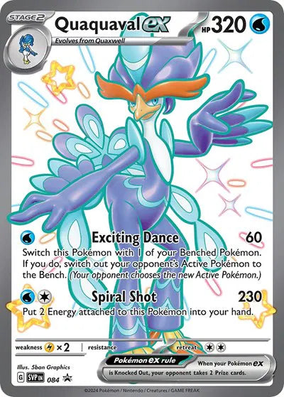 Quaquaval ex Full Art Shiny - Scarlet & Violet Promo - SVP084 - Mint Condition