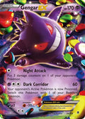 Gengar EX - Phamtom Forces - 34/119 - Lightly Played Condition